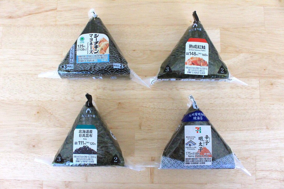A look at convenience store onigiri