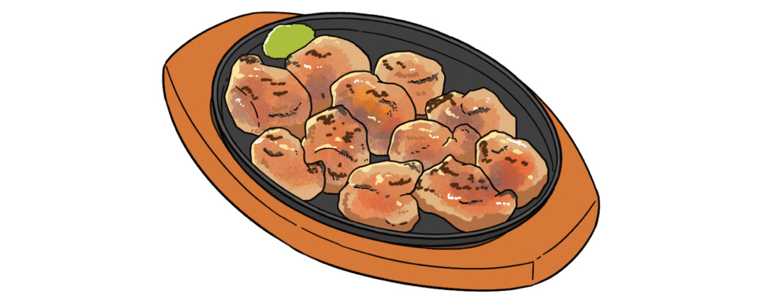 地Miyazaki's popular black dish Jidori no sumibiyaki