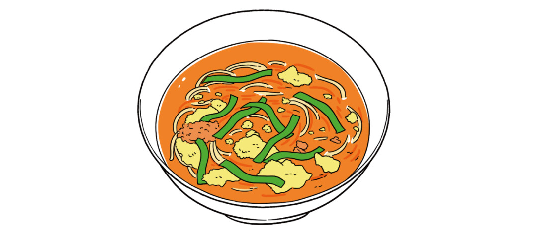 The deliciously spicy soup is addictive! Karamen