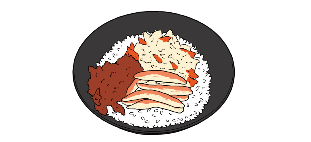 「赤い海の宝石」を使った料理「セイコ丼」