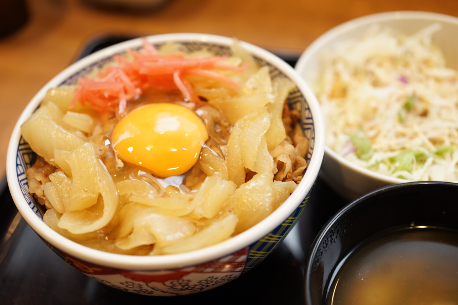 ねぎだく牛丼の食べ方