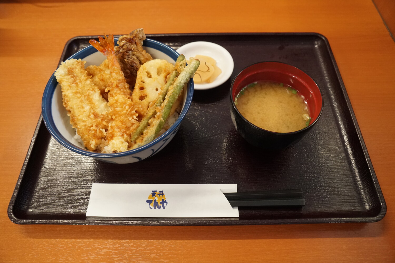 天丼てんやのおしながき