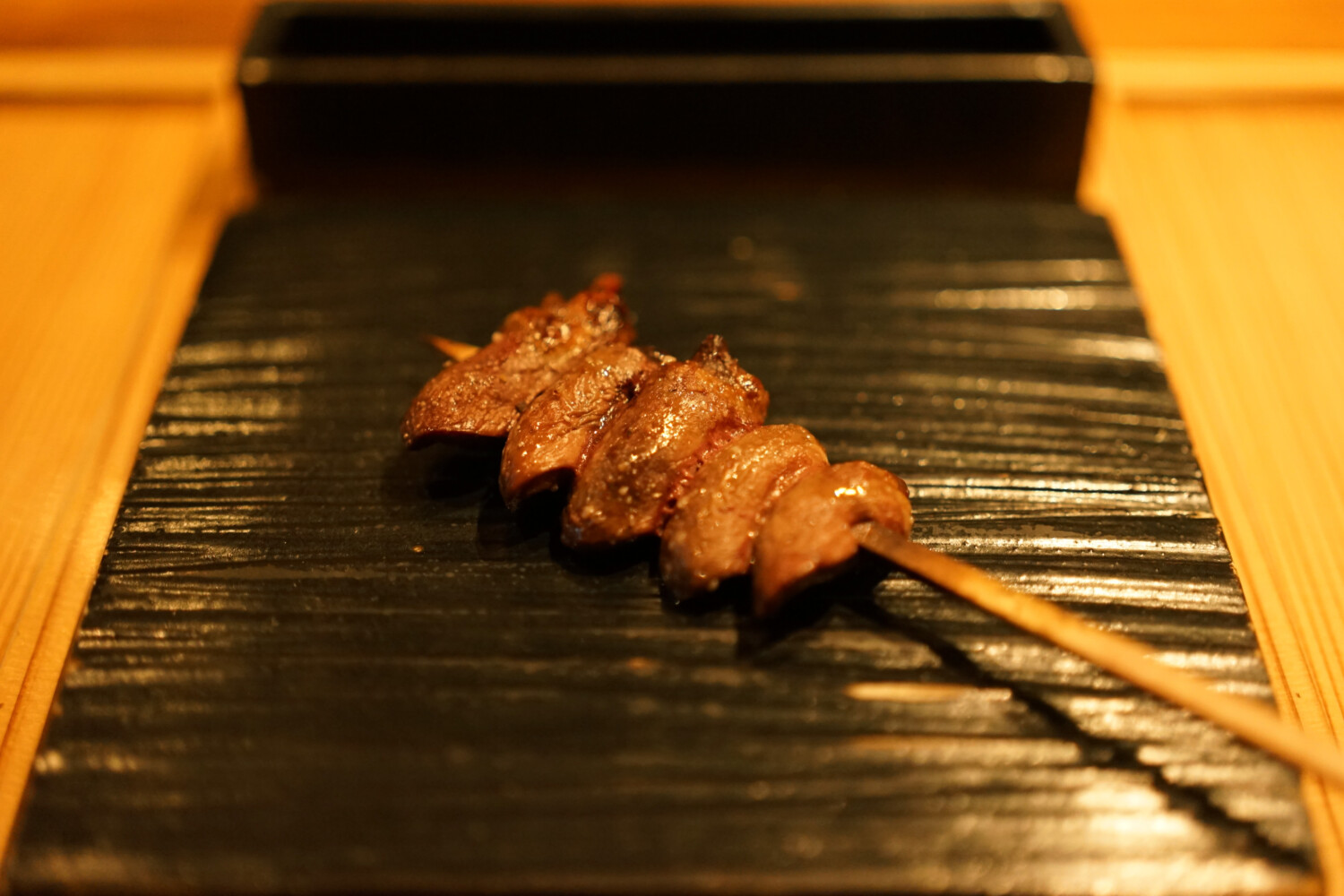 鶏の心臓にあたる部位のハツ（塩）