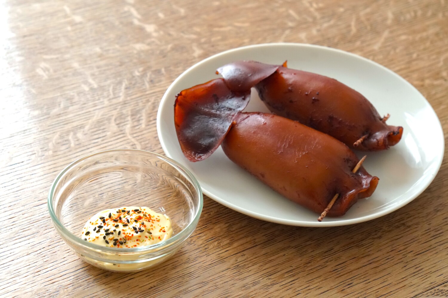 ① 七味唐辛子×マヨネーズ