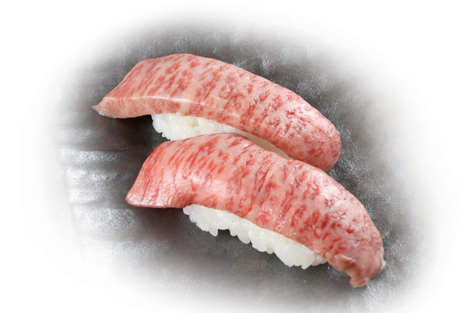 琉球回転寿司　海来「石垣牛特選霜降り炙り」1,210円