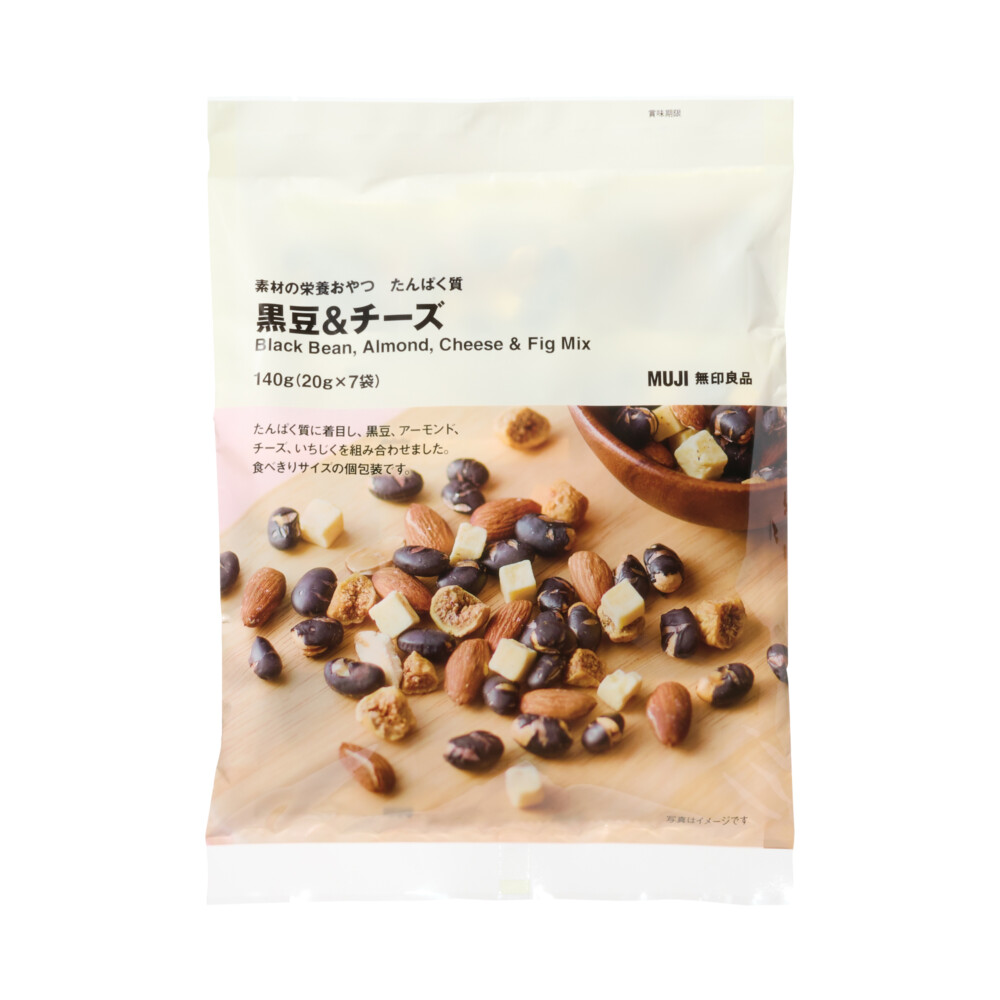 素材の栄養おやつ　たんぱく質　黒豆＆チーズ