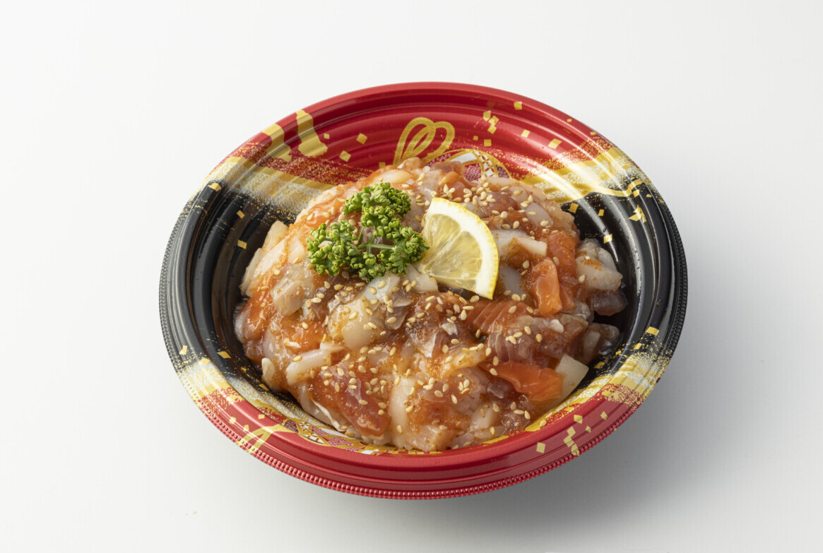 魚屋の海鮮漬け丼