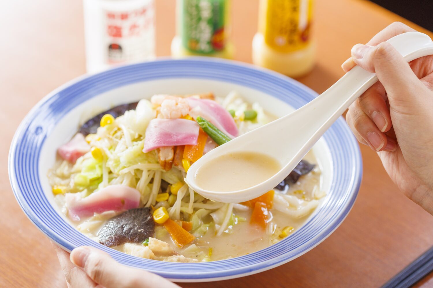 今回注文したのは、「野菜たっぷりちゃんぽん」